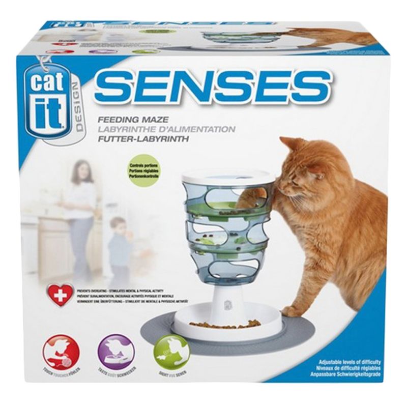 Catit Design Senses Futter Labyrinth – Spannende Fütterungserfahrung für Ihre Katze - Tiergeschenke - Mit Herz für Tiere!