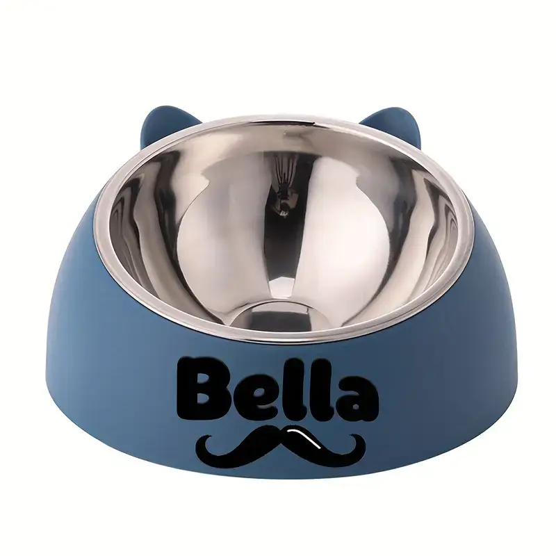 Personalisierbarer Edelstahl-Haustiernapf