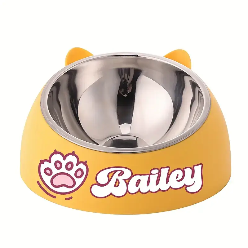 Personalisierbarer Edelstahl-Haustiernapf