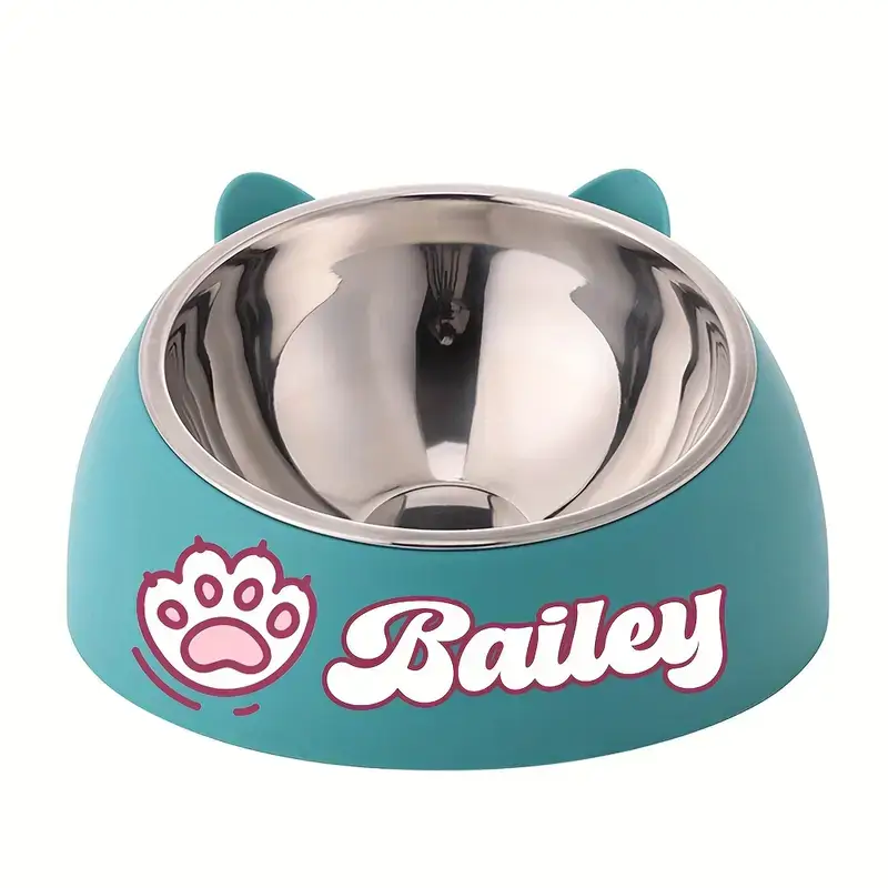 Personalisierbarer Edelstahl-Haustiernapf