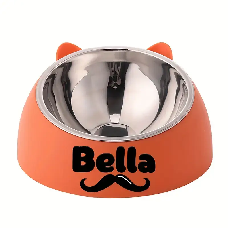 Personalisierbarer Edelstahl-Haustiernapf