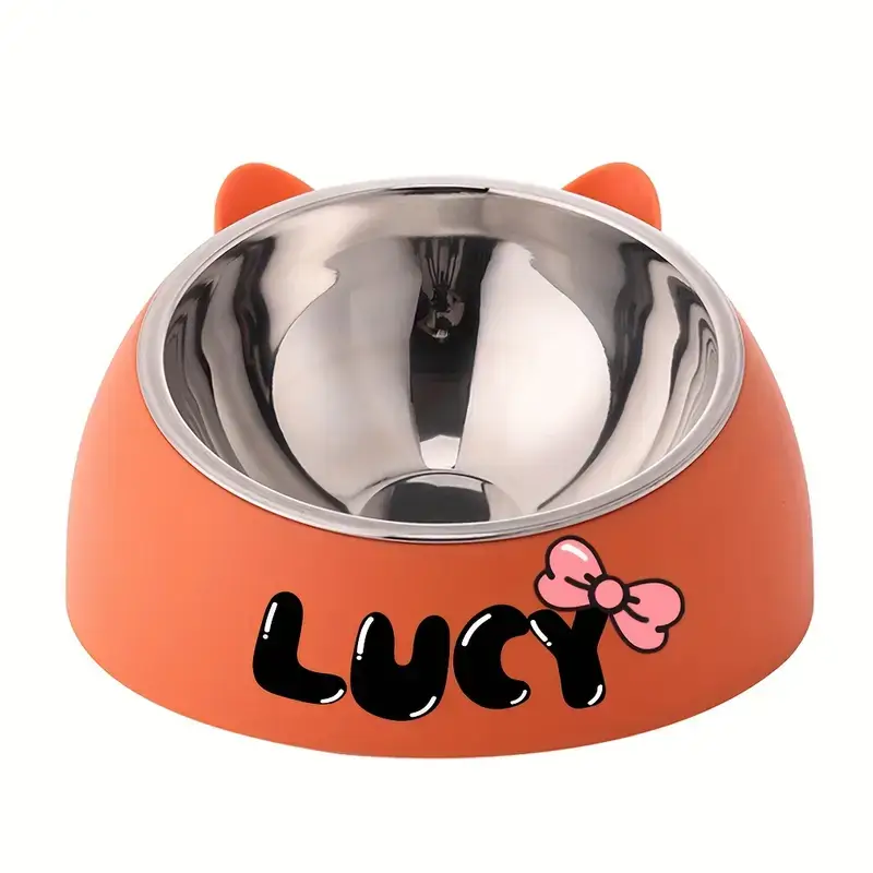 Personalisierbarer Edelstahl-Haustiernapf