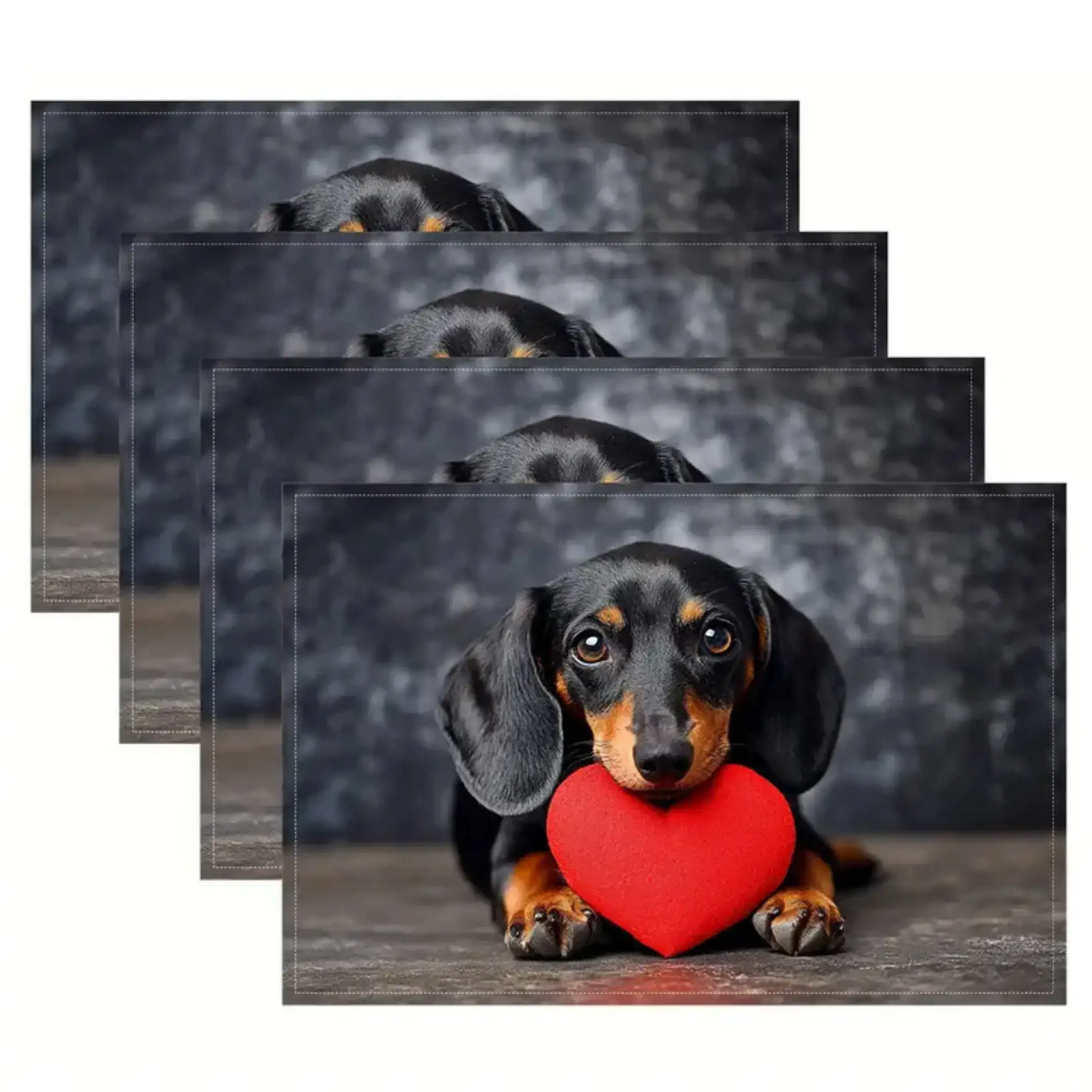 Stilvolle Dackel Tischsets – Hochwertige Platzsets für Küche & Esstisch