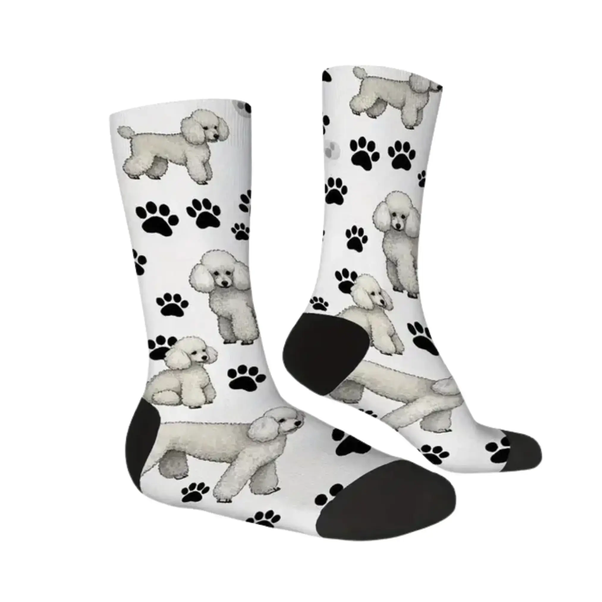 Socken mit Hundemotiv - Pudel