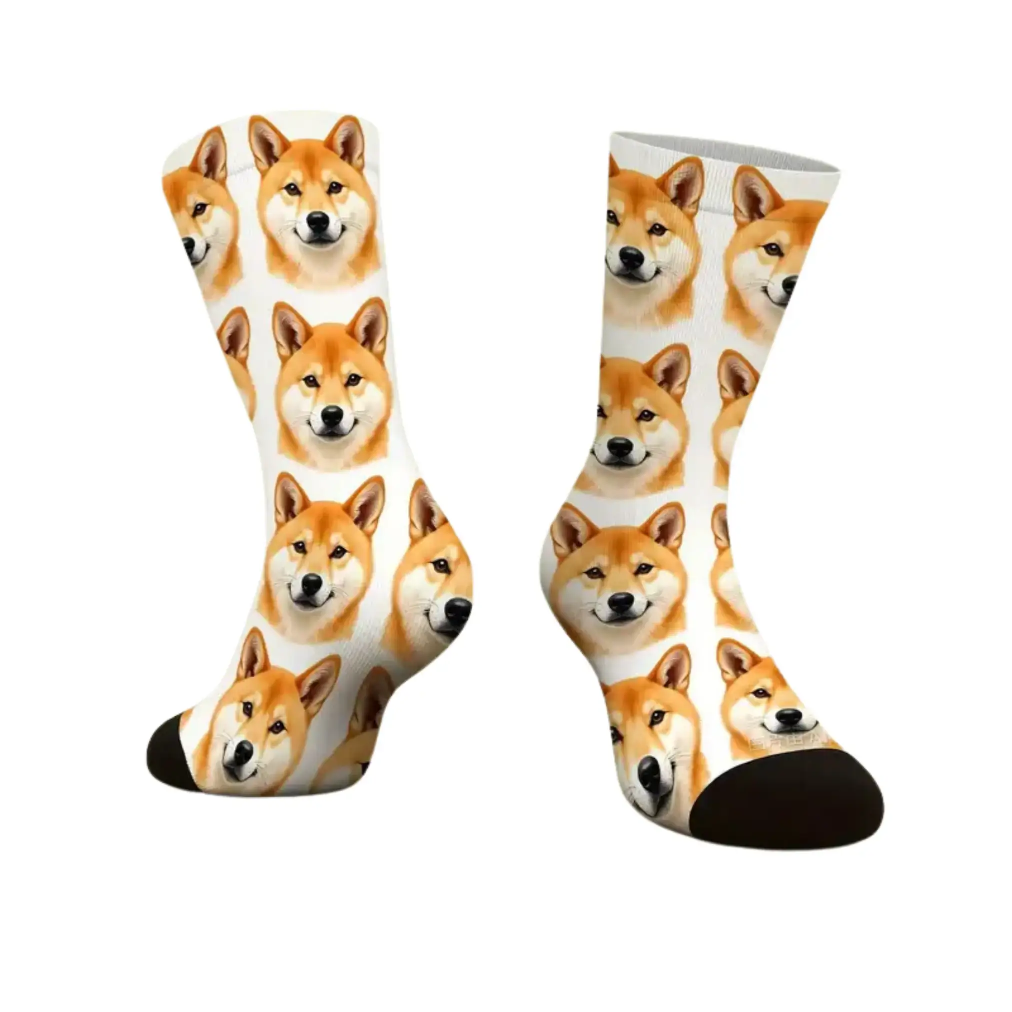 Socken mit Hundemotiv - Shiba Inu