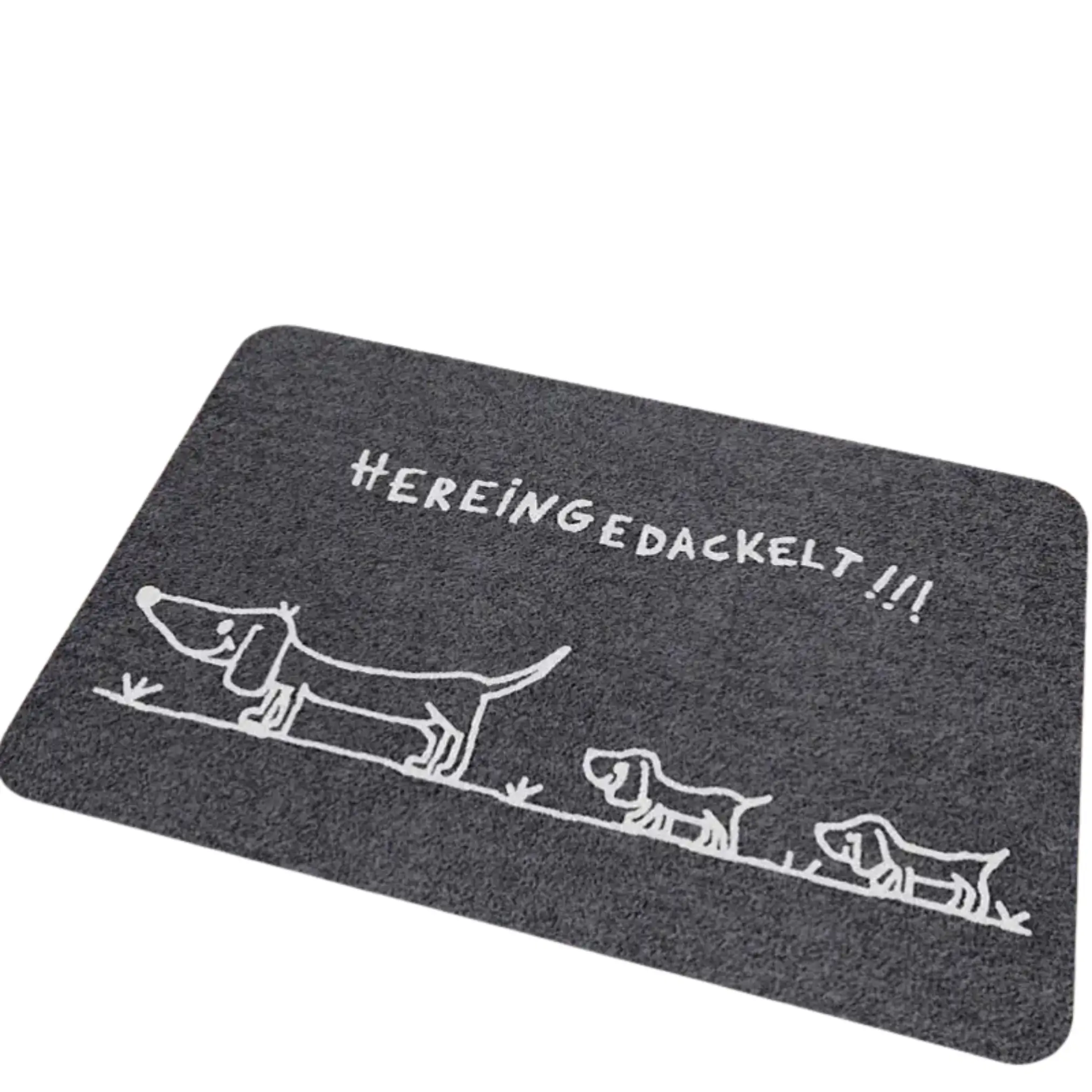 Hunde Fußmatte – Stilvolle & waschbare Eingangsmatte mit Hundemotiven