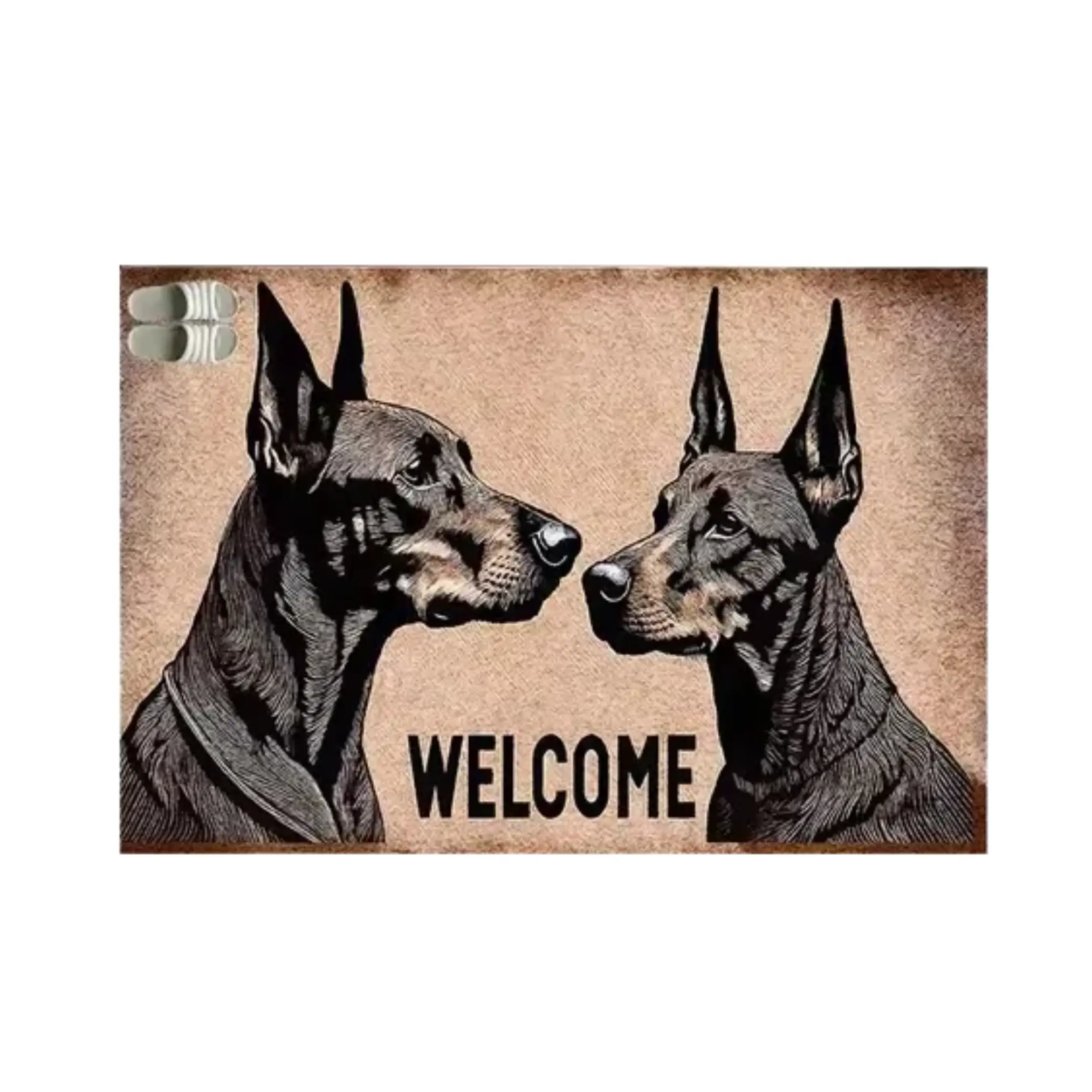 Hunde Fußmatte – Stilvolle & waschbare Eingangsmatte mit Hundemotiven